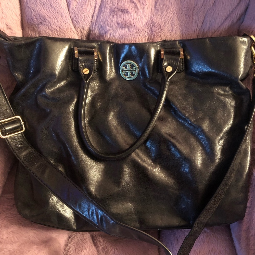 Tory Burch Black Leather Bag